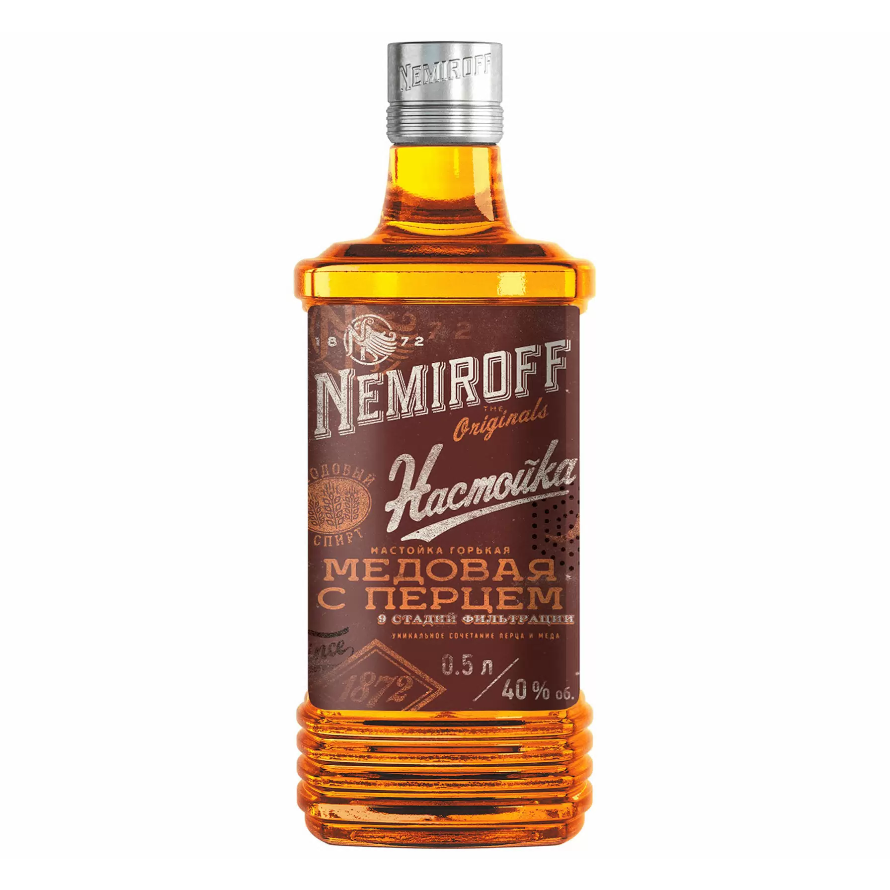 ВОДКА NEMIROFF ПЕРЕЦ 0,5 ЛИТРА